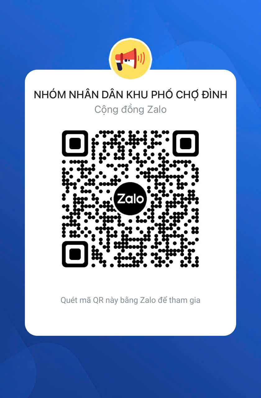 NHÓM NHÂN DÂN KHU PHỐ CHỢ ĐÌNH